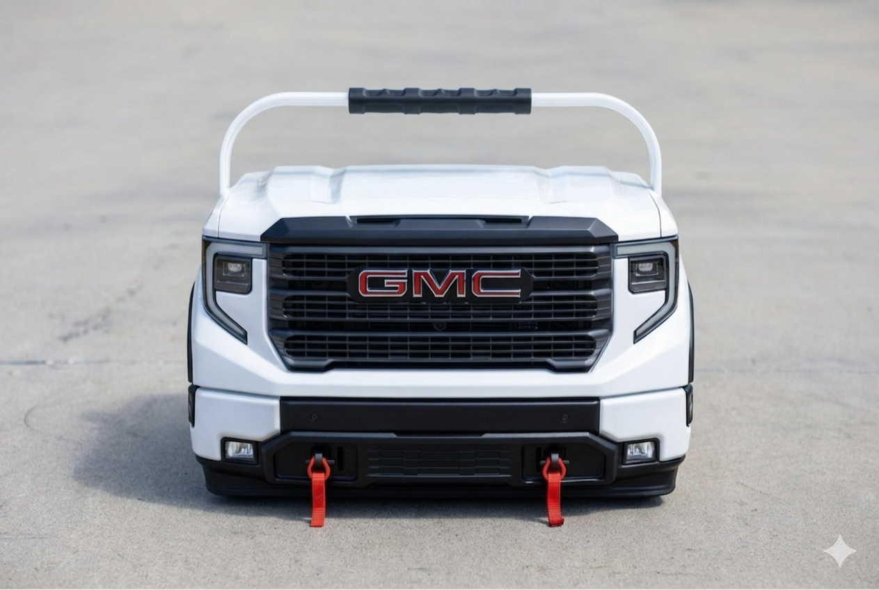 HIELERA GMC BLANCA